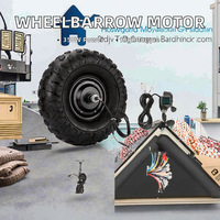 Motor Gerobak Dorong Listrik 14.5 Inci Kecepatan Rendah Torsi Tinggi DC Brushless Geared Drive 350W/500W Efisiensi IE3 Kipas Peralatan Rumah Tangga