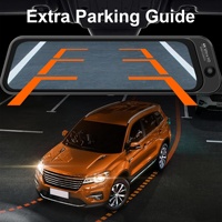 Caméra de tableau de bord Relee 4K HD 10 pouces avec trois objectifs, vision nocturne WiFi, rétroviseur 170° fisheye, capteur G