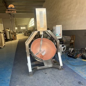 Olla Inclinable Revestida <span class=keywords><strong>de</strong></span> Acero Inoxidable con Olla Interior <span class=keywords><strong>de</strong></span> Cobre Puro T2 | Máquina para Hacer Mermelada con Calentamiento Directo a Gas <span class=keywords><strong>de</strong></span> 100L-600L | Directo <span class=keywords><strong>de</strong></span> Fábrica - Product Image 2