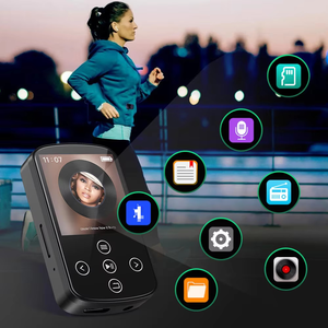 Reproductor MP3 deportivo con clip, sonido HIFI sin pérdidas, reproductor de música portátil con Bluetooth, radio FM y grabadora de voz para correr, directo de fábrica. - Product Image 6