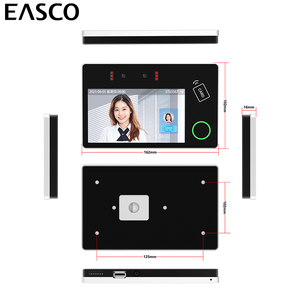 Sistema de Seguridad Facial para Oficina de 5 Pulgadas, Reloj de Asistencia con Reconocimiento Facial, Máquina Biométrica de Asistencia con Huella Dactilar para Empleados - Product Image 2