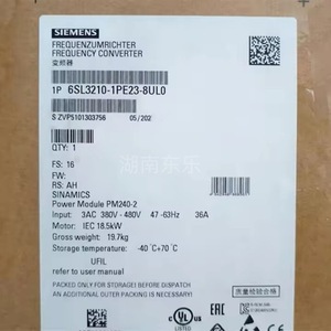 ซีเมนส์ G1206SL3210-1PE23-8UL0 ตัวแปลงความถี่สามเฟส 18.5KW 380V โมดูลพลังงาน มีสินค้าในสต็อก - Product Image 4