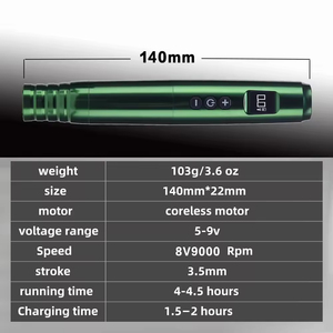 Stylo <span class=keywords><strong>de</strong></span> maquillage permanent sans fil <span class=keywords><strong>Dragon</strong></span>'s Kiss 1200mAh 3.5mm Stroke pour sourcils, lèvres, cuir chevelu, petits tatouages - Product Image 6