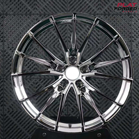 Velg Chrome High Gloss 1 Piece Forged 20-22 Step Lip Deep Dish 5x112/5x114.3/5x130 untuk Audi RS6 Porsche 911 Cayenne Panamera