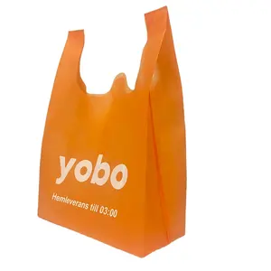 2023 Wholesale Bags Supplier High Quality Reusable Recycled Eco Friendly Nonwoven Grocery Shopping Bag With Logo