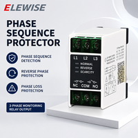 Relais de protection de séquence de phase triphasé CA ELEWISE TL2238 avec surveillance de la perte de phase et de la tension pour moteur