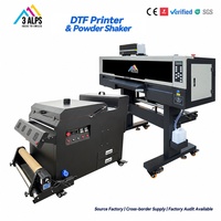 Machine d'impression de t-shirts de qualité industrielle 60 cm, équipée d'un secoueur de poudre automatique pour application de transfert thermique à l'encre blanche
