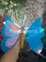 Décoration lumineuse papillon à ailes mobiles, étanche IP54, à piles, pour mariage, fête, Noël, jardin, paysage