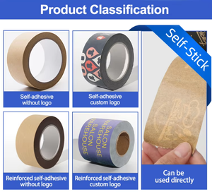 Ruban Adhésif D'Emballage en Papier Kraft Brun Biodégradable de Gros, Surface Inscriptible pour Fermeture de Cartons, Fabricant - Product Image 4