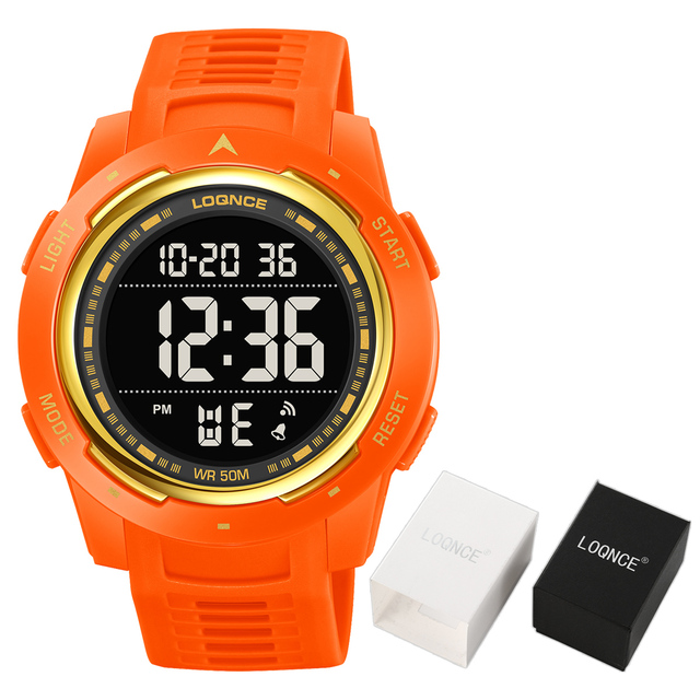 Fashion LOQNCE 98008 Men's Watch with Box Luxury 50M Waterproof Watch for Men with Chonrograph Multifunctional Sports Wristwatch