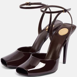 Nuovi Sandali con Tacco Stile Tacones Open Toe con Laccio alla Caviglia per Donna - Product Image 2