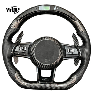 Forge de fibra de carbono para VW <span class=keywords><strong>Golf</strong></span> R Mk7 <span class=keywords><strong>Gti</strong></span> <span class=keywords><strong>Mk6</strong></span> actualización a nuevo modelo Plug and Play <span class=keywords><strong>volante</strong></span> personalizado - Product Image 3