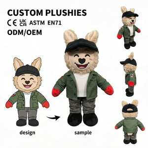 Peluche Personalizzato di Lontra Morbida, Unisex, con Fodera in Rete, Piccoli Orsacchiotti, Giocattolo in Peluche Personalizzato - Product Image 2