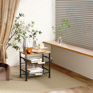 Organisateur de Comptoir Coulissant à 2 Niveaux pour Cosmétiques et Épices, Panier de Rangement OEM pour Bureau et Maison - Product Image 4