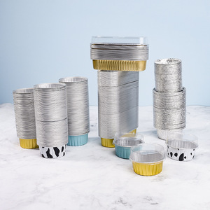 Barquettes jetables en aluminium avec couvercles pour desserts à emporter, <span class=keywords><strong>pain</strong></span> et pouding - Product Image 4