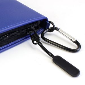 Crestgolf Nouveauté Étui <span class=keywords><strong>de</strong></span> rangement pour gants <span class=keywords><strong>de</strong></span> golf en cuir PU, personnalisable, avec poche zippée et crochet, idéal pour un cadeau - Product Image 4