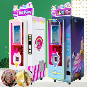 Aokey công viên giải trí dọc loại thương mại phục vụ Máy làm kem mềm 2 + 1 hỗn hợp/Độ bền trong nhà/ngoài trời cấp thực phẩm - Product Image 1