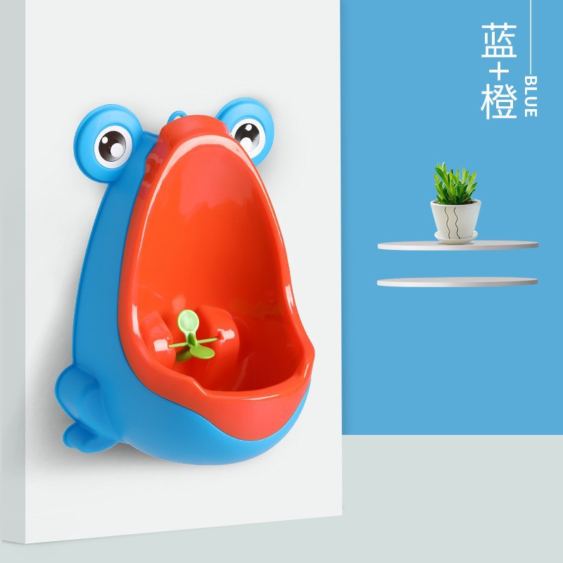 Frog urinal - Blue (with legs)