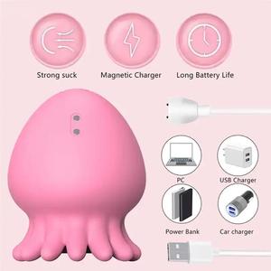 强力私密区域吸吮振动器 亲密用品 乳头吸盘 章鱼舔舐自慰器 阴蒂刺激器 性玩具 - Product Image 3