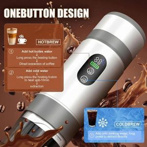 Cafetera Espresso Eléctrica Portátil de Lujo Moderna, Totalmente Automática, con Batería USB, para Acampar, Hacer Senderismo y Actividades al Aire Libre - Product Image 2