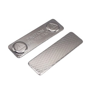 Magnetic Name Badges 45x13 Rectangle Nickel Plated Magnetic Buckle For Name Tags Badges Clothing Clasps - Product Image 4
