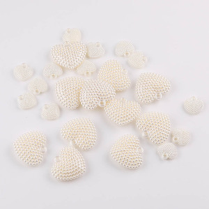 Colgantes de Corazón con Perlas de Imitación, Accesorios de Joyería DIY para Llaveros, Adornos, Regalos, Colgantes de Moda Unisex Yiwu - Product Image 5