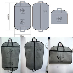 Haute Qualité Non Tissé Pli Vêtement Costume Couverture Sac Non Tissé Costume Sac À Poussière Avec Fermeture Éclair Pour Vêtements - Product Image 5