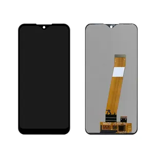 Digitalizador touch screen para samsung galaxy a01, display de reposição original, com display de lcds