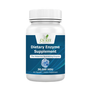 כמוסות אנזימים תזונתיים פרימיום לניהול היסטמין, נלחמות במחסור אנזימים, מגבירות חיוניות ובריאות מערכת העיכול - Product Image 1