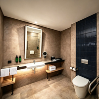 Meubles de resort sur mesure modernes, ensemble de meubles de chambre d'hôtel de luxe, solution tout-en-un, meubles de chambre d'hôtel 3, 4, 5 étoiles