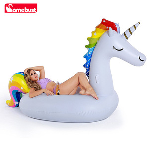 Bouée gonflable Samebust Star Unicorn pour adultes et enfants, jouet pour fête de piscine - Product Image 3