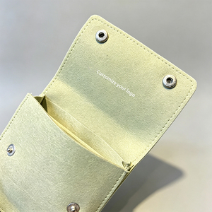 Factory Wholesale In Stock Custom Small Brand Jewelry Pouch Luxury Packaging Bag For Women Pendant Necklace Bracelet Available - Product Image 5