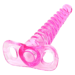 ゼリー肛門プラグ Gスポット前立腺マッサージ器 大人のおもちゃ 女性男性ゲイ向けオナニーシリコン製アダルトグッズ ロングバットプラグ - Product Image 5