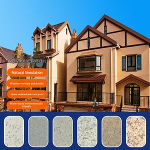 Peinture murale extérieure, pierre acrylique, <span class=keywords><strong>sac</strong></span> <span class=keywords><strong>d</strong></span>'eau coloré, sable, couleur naturelle, peinture de pierre véritable, fabricants - Product Image 2