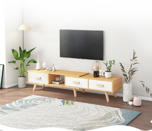 Meuble <span class=keywords><strong>TV</strong></span> AILICHEN, style nordique moderne minimaliste, meuble <span class=keywords><strong>TV</strong></span> mural combiné moderne, meuble <span class=keywords><strong>TV</strong></span> rétractable pour la maison - Product Image 3