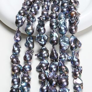 ไข่มุกน้ำจืดทรงบาร็อคธรรมชาติจากจูจี้ สีขาวสว่างสดใส รูปทรงหางปลา สำหรับงาน DIY เครื่องประดับยังไม่เสร็จสมบูรณ์ ใช้สำหรับย้อมสี - Product Image 3