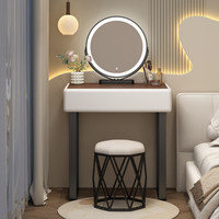 Table de maquillage mobile en pin massif pour petits appartements, style moderne minimaliste, luxe léger, modèle 2222, installation facile