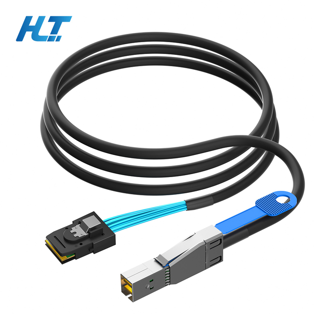 Mini SAS HD SFF-8644 to SFF-8087 Mini SAS Cable 12Gbps SAS Server Storage Data Cord for RAID HBA Card Disk Array Connection