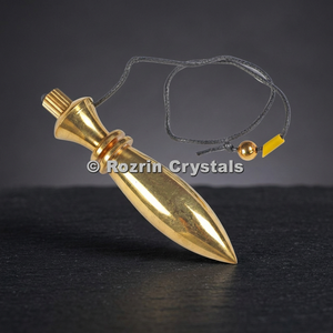Péndulos de Ágata con Cordón, Estilo Radiestesia, 4 Piezas, Tallados y Grabados, Decoración Feng Shui para el Hogar - Product Image 3