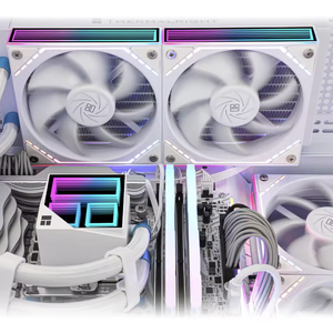 ชุดระบายความร้อนซีพียู Thermal-right Frozen 240/360 WH/BL ARGB AIO แบบน้ำหล่อเย็น พร้อมแบริ่งเหลว ทองแดง อลูมิเนียม ของใหม่ - Product Image 6
