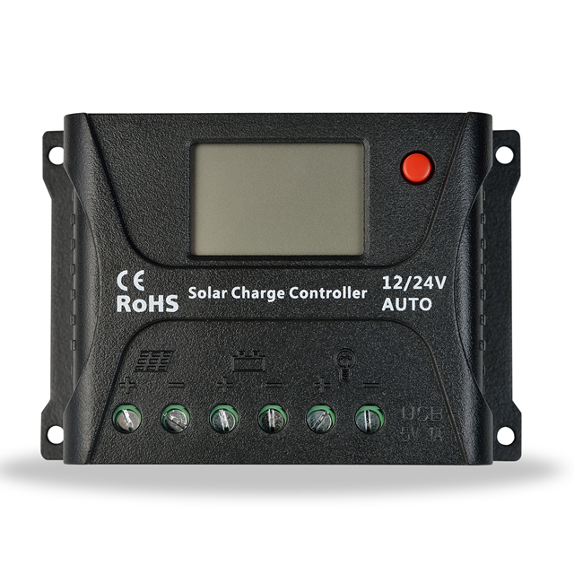 Smart Solar Charge Controller 12V/24V 30A off Grid PWM Solar Charge Controller
