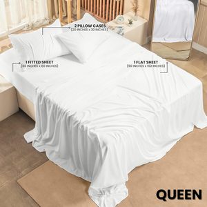 Tùy chỉnh 100% polyester thoáng khí sợi nhỏ nhăn phai 4 Mảnh bộ đồ giường nữ hoàng tấm bộ - Product Image 2