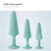 Vente en gros de bouchons anaux en silicone 100% imperméables, ensemble P2 pour hommes et femmes, jouets de masturbation