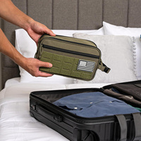 Pochette Tactique Molle EDC Imperméable OEM en Gros pour Salle de Bain, Trousse de Toilette et de Rasage Personnalisée