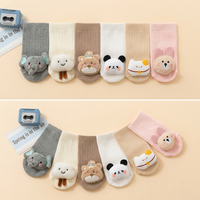 Chaussettes bébé en coton de haute qualité, antidérapantes avec semelles en caoutchouc, personnalisables pour tout-petits – Offre Spéciale