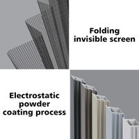 EE. UU. CA Factory Direct Hurricane Impact Casement Windows Aislamiento acústico Eficiencia energética Triple acristalamiento Ventanas de aluminio