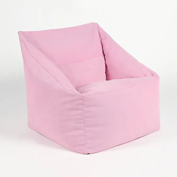 2023 सर्वश्रेष्ठ विक्रेता पोर्टेबल नरम भूरे रंग के रूई के लिए बीन बैग सोफे कमरे में रहने वाले सोफे beanbag कुर्सी बीन बैग lounger