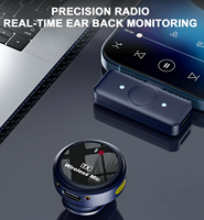 Q8 mikrofon nirkabel 3 in 1, mikrofon mini lavalier micro dengan 3.5 Tipe C penerima IOS untuk kamera ponsel pintar live Vlog