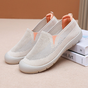 Zapatillas Deportivas de Verano para <span class=keywords><strong>Mujer</strong></span>, Tallas Grandes 40-44, Estilo Coreano, Transpirables, con Parte Superior de Malla, Ligeras, con Suela de Goma Suave - Product Image 1