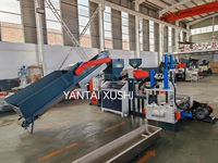 Granulateur à vis simple haute capacité pour le recyclage de films souples LDPE HDPE PE PP LLDPE, 800-1100 kg/h